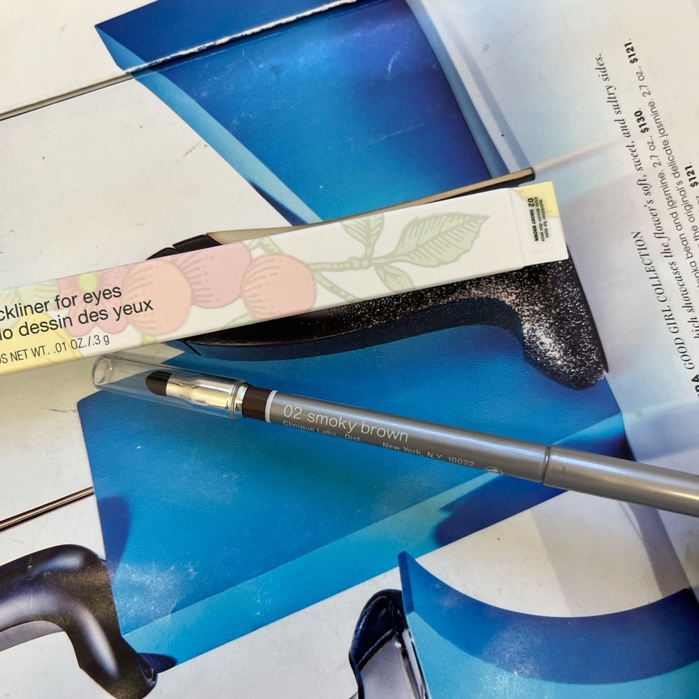 CLINQUE Quickliner for Eyes *02 SMOKY BROWN* / .01 oz / New in box